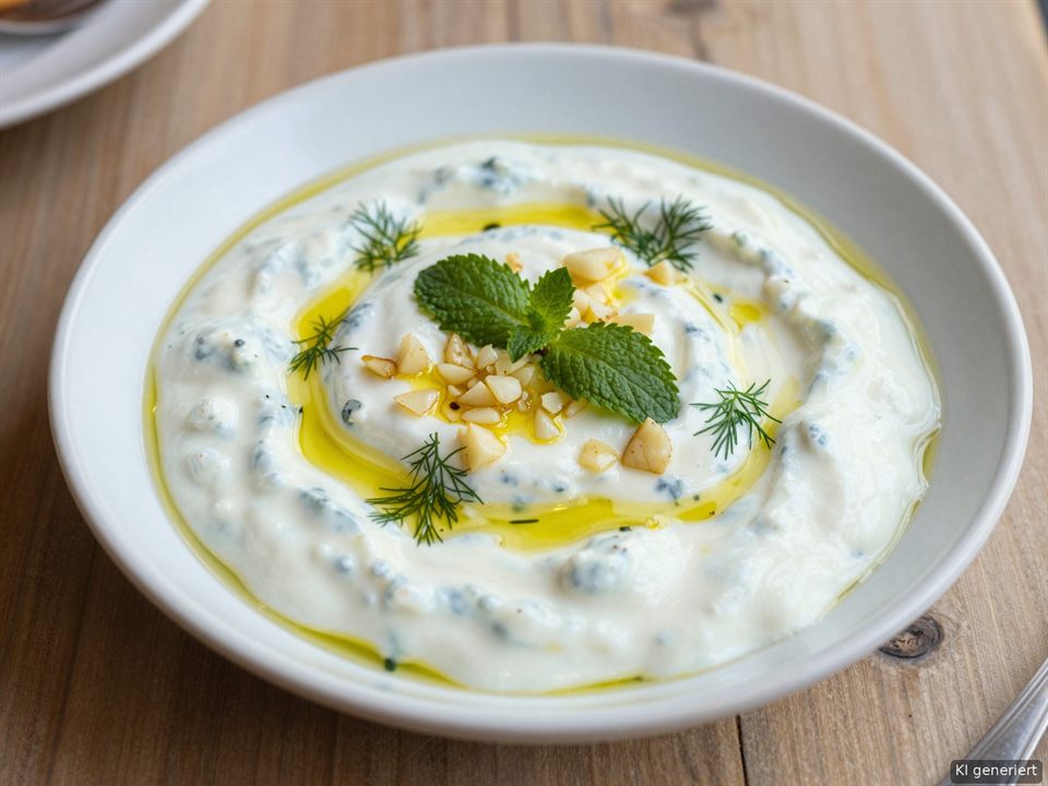 Cacık – kalte Joghurt-Gurken-Suppe