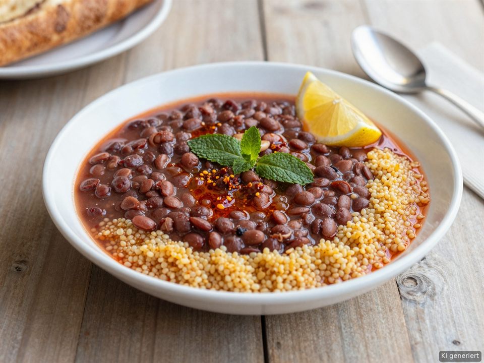 Ezogelin Çorbası – Linsensuppe mit Bulgur und Minze