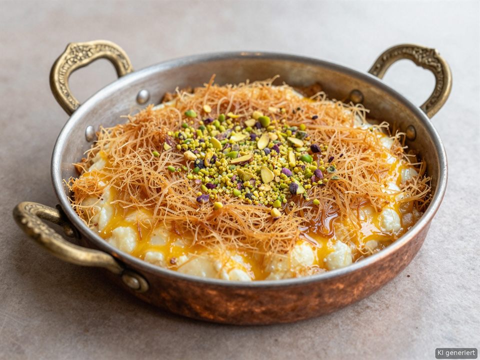 Künefe – Engelshaar mit Käse und Sirup