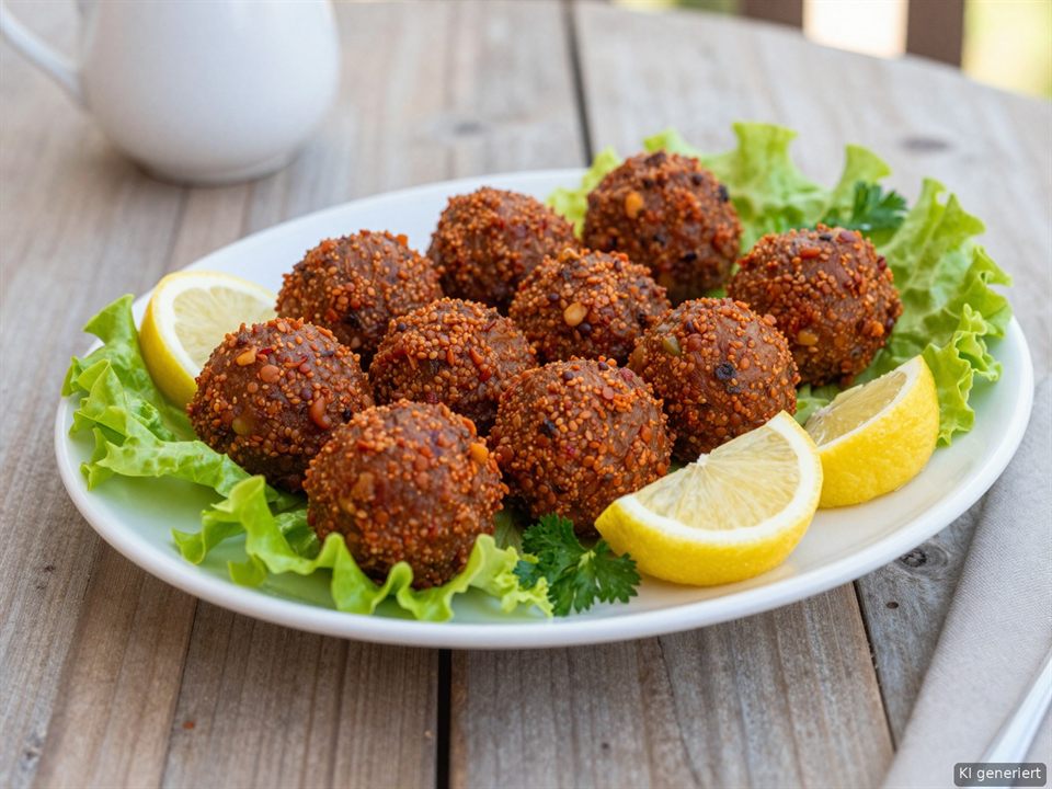 Mercimek Köftesi – rote Linsenbällchen