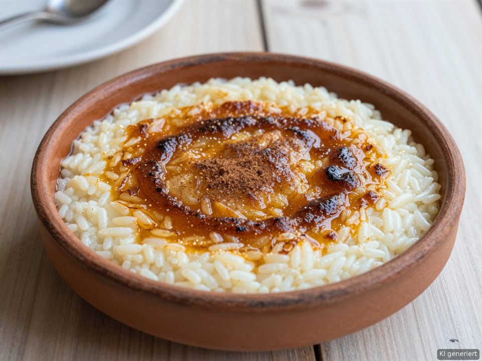 Sütlaç – türkischer Milchreis aus dem Ofen